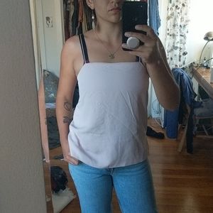 Everlane triacetate cami in rose